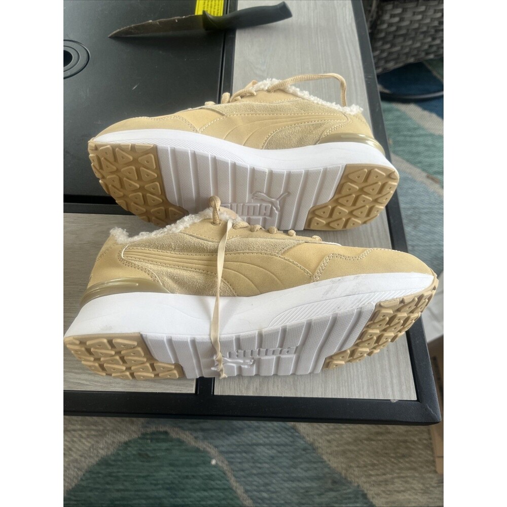 382719-02 Women's 6.5 Tan Suede Puma - Picture 2 of 10